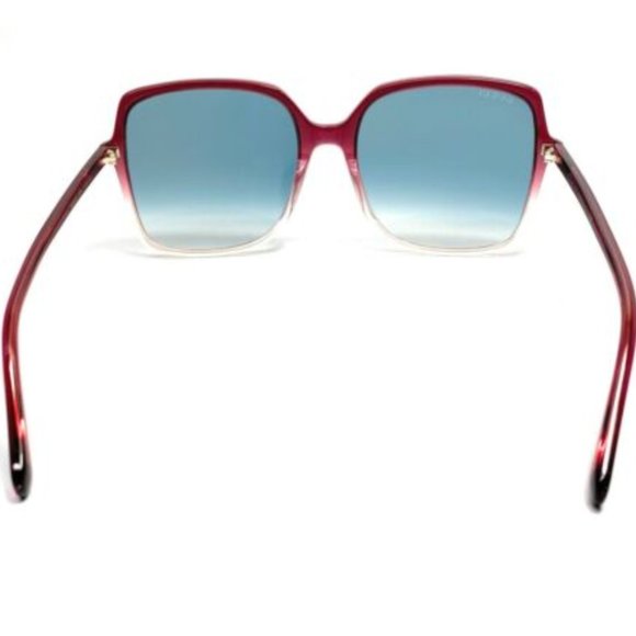 Gucci Women's Red and Blue Gradient Sunglasses! - Picture 4 of 4